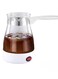 Turkish Coffee Maker Electric Machine - 500ml Glass Electric Coffee Pot  5-Cup Capacity for Turkish Coffee, Tea, or Boiling Water  Portable &amp; Efficient Heating Design

