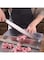 Manual Bone Meat Slicer &ndash; 15.3&rdquo; Stainless Steel Bone Cutter Machine   Heavy-Duty Rib, Fish, Chicken, and Beef Cutting Machine for Home and Commercial Cooking
