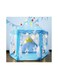 Big Princess Castle Theme Tent House for Kids &ndash; Indoor &amp; Outdoor Playhouse (Blue, Lights &amp; Balls Not Included)   Portable &amp; Easy-to-Assemble Play Tent for Girls  Boys
