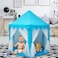 Big Princess Castle Theme Tent House for Kids &ndash; Indoor &amp; Outdoor Playhouse (Blue, Lights &amp; Balls Not Included)   Portable &amp; Easy-to-Assemble Play Tent for Girls  Boys
