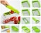 Premium Quality 10-in-1 Vegetable Cutter &amp; Fruit Slicer &ndash; Multi-Function Kitchen Mandoline with Stainless Steel Blades, Perfect for Slicing, Dicing, Grating, and Chopping
