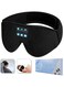 Sleep Headphones Bluetooth Eye Mask, 3D Adjustable Music Sleep Mask, Upgraded Wireless Sleeping Headphones for Side Sleepers, Comfortable for Meditation
