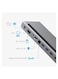 محطة إرساء USB-C 10 في 1 لجهاز MacBook M1 - موزع USB-C مع منافذ HDMI وVGA وUSB 3.0 بدقة 4K وType-C PD وGigabit Ethernet RJ-45 وقارئ بطاقات SD/TF وصوت 3.5 مم