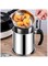 1.8L Bacon Grease Container with Fine Mesh Filter, 304 Stainless Steel Oil Storage Can with Handle, Dust Cover, and Drip Tray for Kitchen Cooking Oil, Edible Oil
