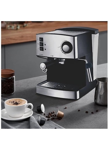 Modern Espresso Knock Box  Space-Saving Coffee Grounds Bin with Durable Knock Bar  Non-Slip Base Coffee Knock Bin for Espresso Machines