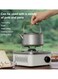 Outdoor Camping Stove, Stainless Steel Gas Valve Propane Burner  Portable Butane Stove for BBQ, Picnics, Hiking &amp; Backpacking  Compact
