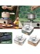 Portable 2800W Foldable Camping Gas Stove, High-Quality Cassette Stove for Outdoor Cooking, Compact &amp; Lightweight Camp Stove, Durable Green Gas Burner