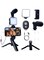 LED Video Light Kit with Microphone and Tripod &ndash; Complete Vlogging Kit for Phone, Camera, Video Recording, and Photography &ndash; Fill Light Accessories
