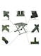 Aoyo Folding Stool &ndash; Sturdy Metal Foldable Stool for Home, Outdoor, Camping, and Garden &ndash; Compact, Thickened, and Portable Short Chair for Versatile Use
