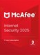McAfee Internet Security   3 Devices 1 Year   2025   Digital License