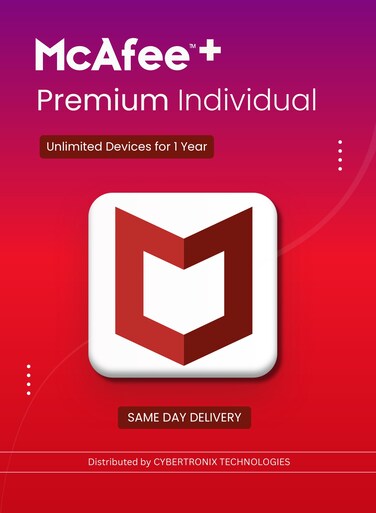 McAfee+ Premium Individual   Unlimited Devices for 1 Year   Digital License   SAME DAY DELIVERY