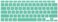 US Layout English language Silicone Keyboard Cover Skin For MacBook Air 13" 2020 With Touch ID Model:- A2179/A2337 M1 Chip, Keyboard Accessories" Mint Green