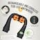 Cordless Shiatsu Neck Massager, Back and Shoulder Massager with Heat, Deep Tissue 4D Kneading Back Massage for Neck, Back &amp; Shoulder Relaxation, Home, Office, Car Use, Black