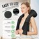 Cordless Shiatsu Neck Massager, Back and Shoulder Massager with Heat, Deep Tissue 4D Kneading Back Massage for Neck, Back &amp; Shoulder Relaxation, Home, Office, Car Use, Black