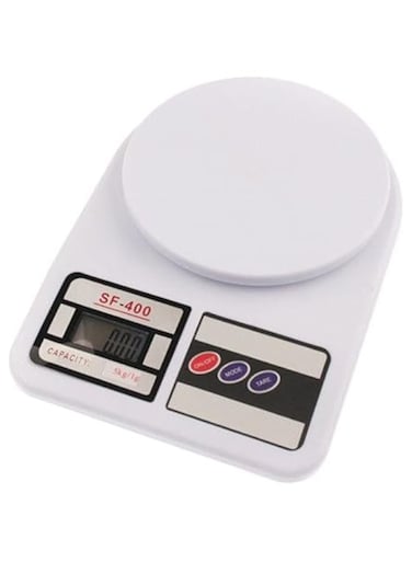 Dubai Gallery Electronic Kitchen Scale White Standard AMZ-N12793511A