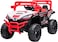 Lovely Baby LB 3090E Kids Battery Operated Ride-On Car/Jeep with EVA Wheels, 12V7AMP, 100% Assembled, Ages 1-4 Years - Red