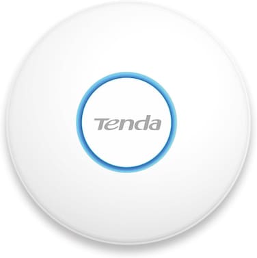 Tenda I27 WiFi 6 AX3000 Dual Band Access Point, Supports 802.3at PoE/DC, 1 Gigabit PoE/Ethernet Port, Easily Mount to Wall or Ceiling, Seamless Roaming, MU-MIMO, WPA3 Security, Power Adapter Included