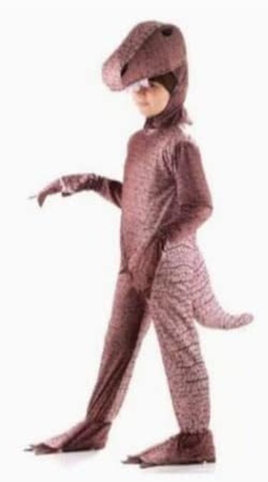 Dinosaur Costume For Kids, Brown - Fancy Dress