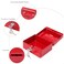 Jssmst Small Lock Cash Box With Money Tray, Locking For Kids Slot On Top, Red Box, 5.91 X 4.72 2.95 Inches, Cb003-R