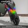 Coolbaby Mini 36V Electric Drifting Scooter with Bluetooth Music and Lights 360 Degree 3 Wheel Drifting Scooter Adjustable Telescopic Length-Dp3S