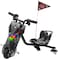 Coolbaby Mini 36V Electric Drifting Scooter with Bluetooth Music and Lights 360 Degree 3 Wheel Drifting Scooter Adjustable Telescopic Length-Dp3S