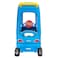 سيارة ركوب الأطفال Lovely Baby Lb 786 Cozy Coupe للأطفال الصغار مع توجيه موسيقي، وعجلات دوارة 360 درجة، ومقبض دفع - للأعمار من 1 إلى 4 سنوات (مجمعة بالكامل، لون أزرق)