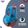 سيارة ركوب الأطفال Lovely Baby Lb 786 Cozy Coupe للأطفال الصغار مع توجيه موسيقي، وعجلات دوارة 360 درجة، ومقبض دفع - للأعمار من 1 إلى 4 سنوات (مجمعة بالكامل، لون أزرق)