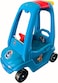 سيارة ركوب الأطفال Lovely Baby Lb 786 Cozy Coupe للأطفال الصغار مع توجيه موسيقي، وعجلات دوارة 360 درجة، ومقبض دفع - للأعمار من 1 إلى 4 سنوات (مجمعة بالكامل، لون أزرق)