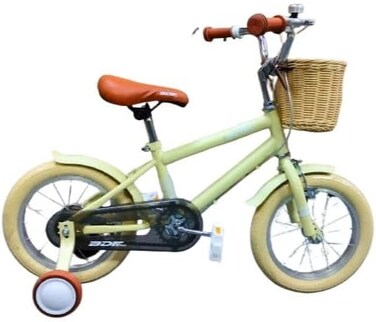 Colorland Kids Bicycle 14 Bdf Yellow B11100 - Lightweight &amp; Durable Bike For Kids