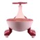 Dorsa-Twist and Turn Ride-On Swing Car with Light-Up Wheels For Kids (Pink)