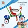 Mogoo Cocomelon Playtime Kids Tricycle with Pedals, Parental Push Handle, Safety Bar, Foldable Canopy, and Toy Basket &ndash; Toddler Bike For 10 Months To 5 Years &ndash; Baby Cycle with Steering Control, Gift