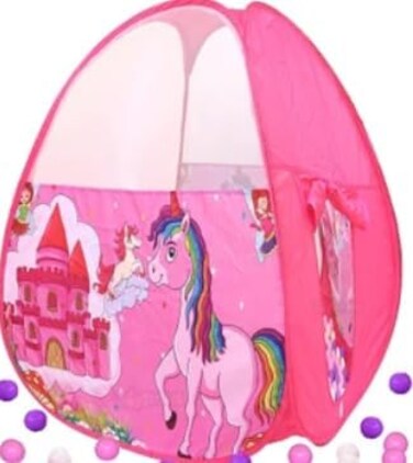 Color Land Toys Wonder Castle Beautyful Garden Kids Tent With 50 Balls B5727/SG7003S-1A