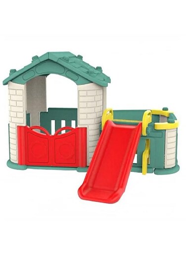 Happy Big Play House with Slide Green CHD-803