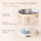 Enabot Ebo Rola Cat Water Fountain: Smart Pet Fountain Stainless Steel Tray, Magnetic Induction Wireless Pump, Battery-Operated, Automatic Dispenser W/Phone App (2.4 Ghz Only)