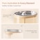 Enabot Ebo Rola Cat Water Fountain: Smart Pet Fountain Stainless Steel Tray, Magnetic Induction Wireless Pump, Battery-Operated, Automatic Dispenser W/Phone App (2.4 Ghz Only)