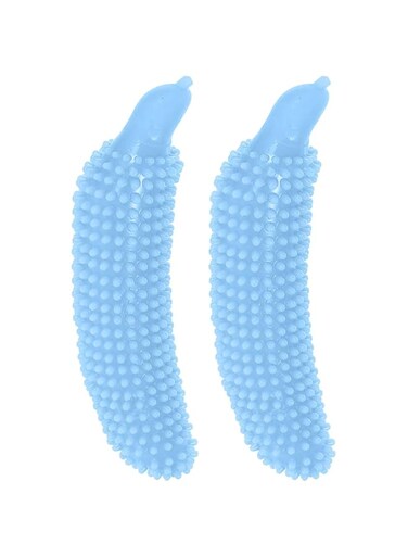 SANZEZ COOLive Dog Chew Toys, 2 Pack, Cucumber Shape, Safe, Sturdy and Durable, Promote The Growth of The Dog's Teeth, Enhance The Dog's Intelligence, Suitable for Small Medium-Sized Large Dog Use