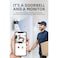 Smart Video Doorbell with HD Camera, Two-Way Audio, Night Vision and Wireless Chime, White