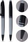 Cross Calais Matte Gray And Black Lacquer Ballpoint Pen At0112-26