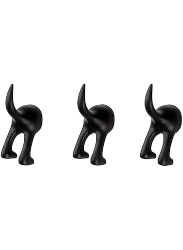 stoRk BASTIS Hook, Black Set of 3