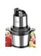 SOKANY 800W Electric Food Chopper, 4L Robust Stainless Steel Bowl Mince and Blend Vegetables, Fruits, Nuts, Meats, Stainless Steel Blade(SK-7028, 800W, 4L)