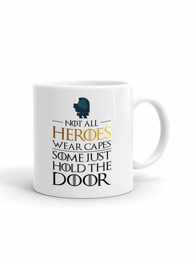 Your Wall Hodor Quote from Game of Thrones Printed Ceramic Coffee Mug 325ml, Perfect Gifting by Spoil Your Wall