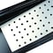 Portable Barbecue Grill, Charcoal Grill, Foldable Outdoor/Household/Camping BBQ Equipment, Stainless Steel Oven(Black)