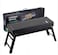 Portable Barbecue Grill, Charcoal Grill, Foldable Outdoor/Household/Camping BBQ Equipment, Stainless Steel Oven(Black)