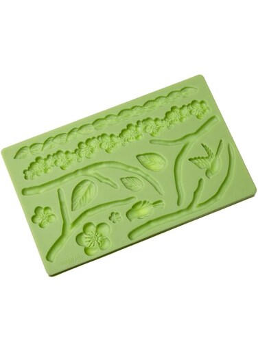 Wilton Silicone Nature Designs Fondant And Gum Paste Mold - Cake Decorating Supplies