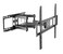 STARGOLD Heavy Duty Full Motion TV Wall Mount Bracket Fit 32”-75” Inches LCD LED CURVED Screen TV Black