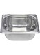 Raj Steel GN Pan Silver, 176X162X65 MM - Gastronorm Pan , Catering Pan , Food Warmer Pan , Food Storage Container