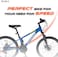 Vaux Titan 26&rdquo; Mountain Bike &ndash; Steel Frame, 21-Speed Drivetrain, Front Suspension Fork with Lock, Double Wall Alloy Rims, Front &amp; Rear Disc Brakes, Quick Release Seat Post &ndash; MTB Bicycle