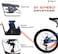 Vaux Titan 26&rdquo; Mountain Bike &ndash; Steel Frame, 21-Speed Drivetrain, Front Suspension Fork with Lock, Double Wall Alloy Rims, Front &amp; Rear Disc Brakes, Quick Release Seat Post &ndash; MTB Bicycle