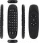 Universal TV Remote Control, Wireless Air Mouse With Keyboard for Smart TV, Set-Top Box, media player Black