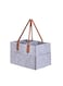 Felt Storage Caddy Baby Diaper Caddy Organizer Basket Portable Storage Bin Large Nursery Bag Gray 33x23x8cm
